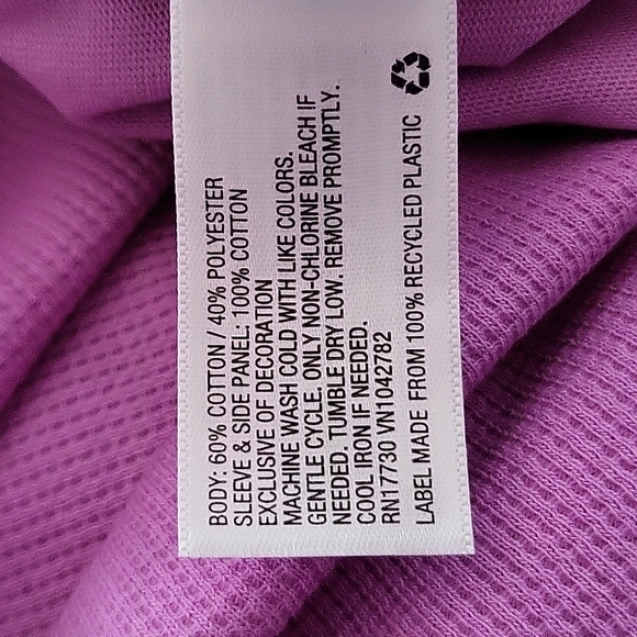 Oversized Thermal Mix Tunic T-Shirt | Wild Fable | Large - Picture 7 of 7